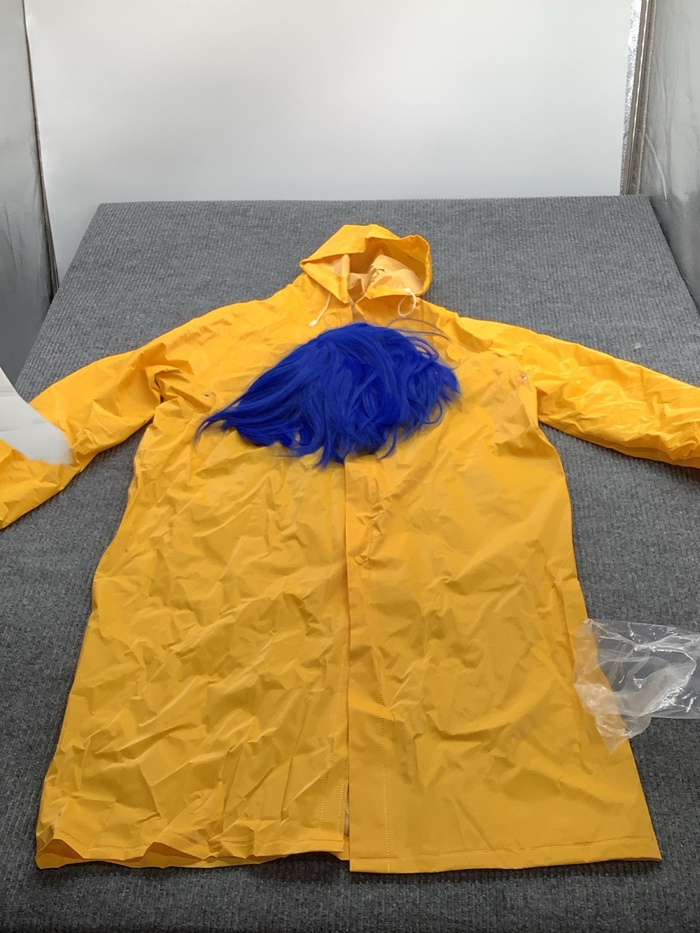 Kids Yellow Hooded Raincoat - Lightweight Waterproof Jacket